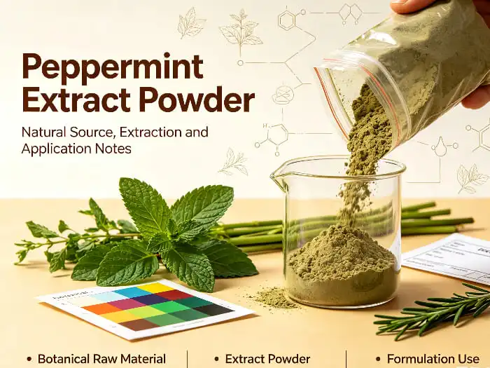 peppermint extract powder vs. Peppermint Leaf Powder